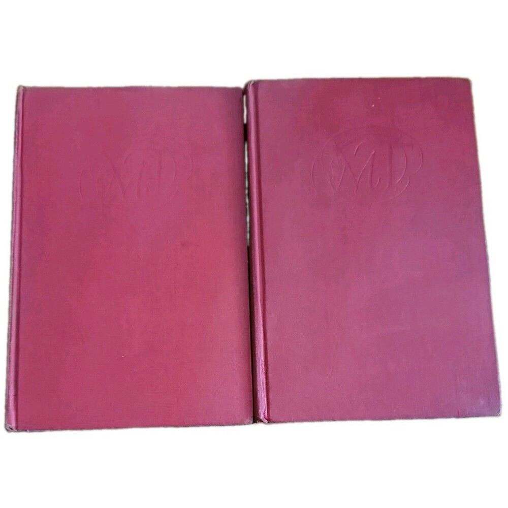 The Adventures of Huckleberry Finn & Tom Sawyer by Mark Twain; 2 Book Set.